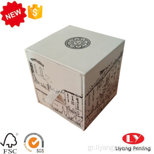 Κουτί δώρου συσκευασίας αρώματος κεριού συρταριού από χαρτόνι